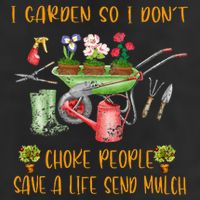Funny I Garden So I Dont Choke People Gardening Adult Drive Performance Visor