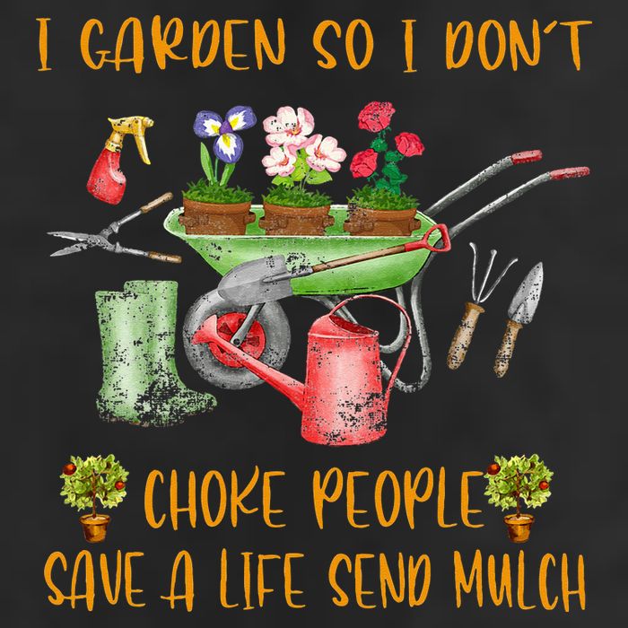 Funny I Garden So I Dont Choke People Gardening Adult Drive Performance Visor