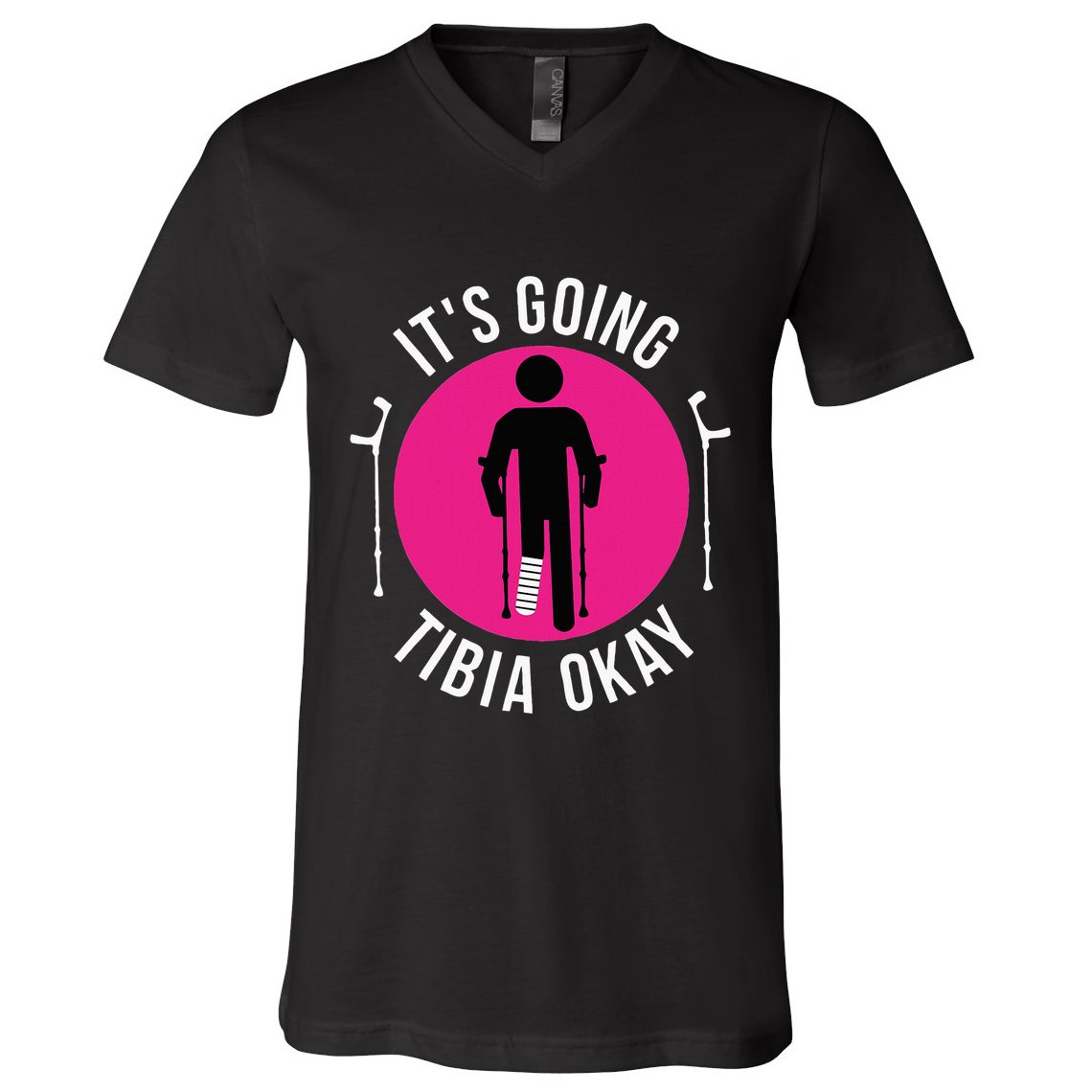 Funny ItS Going Tibia Okay V-Neck T-Shirt