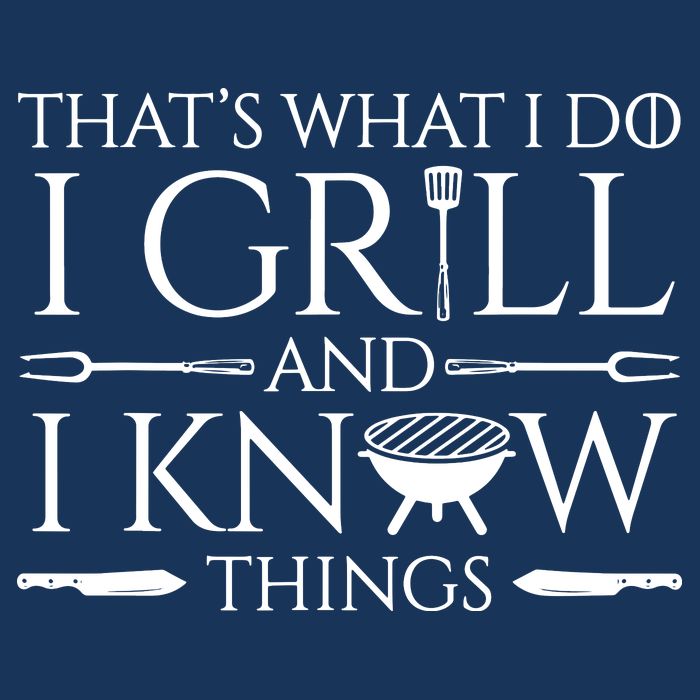 Fun I Grill And Know Things Meat Lover Barbecue Cooling Performance Crew T-Shirt