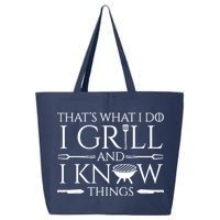 Fun I Grill And Know Things Meat Lover Barbecue 25L Jumbo Tote