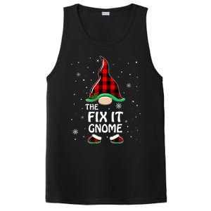 Fix It Gnome Buffalo Plaid Matching Family Christmas PosiCharge Competitor Tank