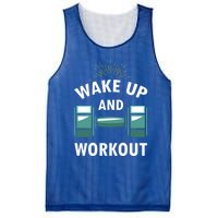 Fitness Inspiration Gift Motivational Wake Up And Workout Great Gift Mesh Reversible Basketball Jersey Tank