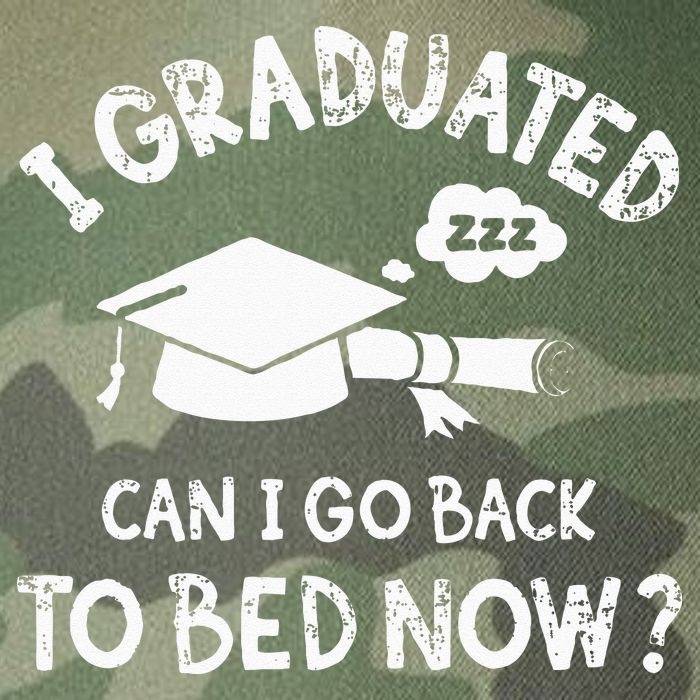 Funny I Graduated Can I Go Back To Bed Now For Graduation Legacy Tie Dye Trucker Hat