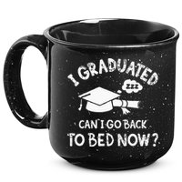 Funny I Graduated Can I Go Back To Bed Now For Graduation 15oz Campfire Ceramic Mug
