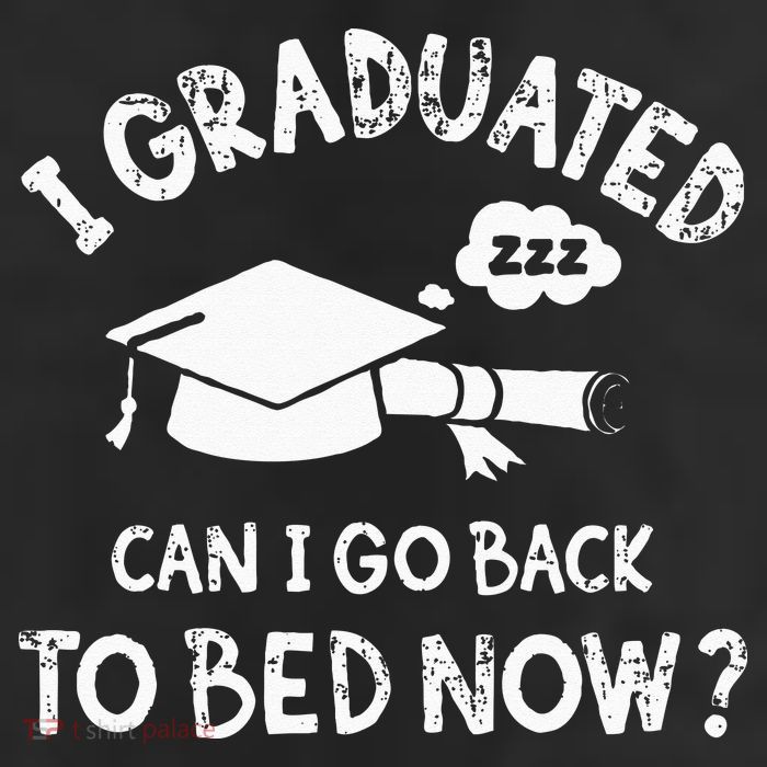 Funny I Graduated Can I Go Back To Bed Now For Graduation 25L Jumbo Tote