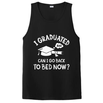 Funny I Graduated Can I Go Back To Bed Now For Graduation PosiCharge Competitor Tank