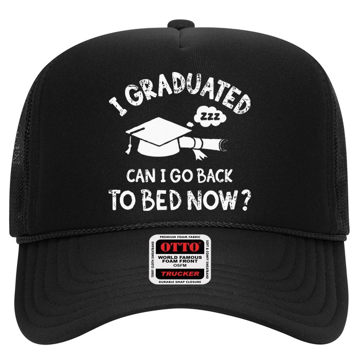 Funny I Graduated Can I Go Back To Bed Now For Graduation Hat