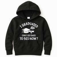 Funny I Graduated Can I Go Back To Bed Now For Graduation Kids Hoodie