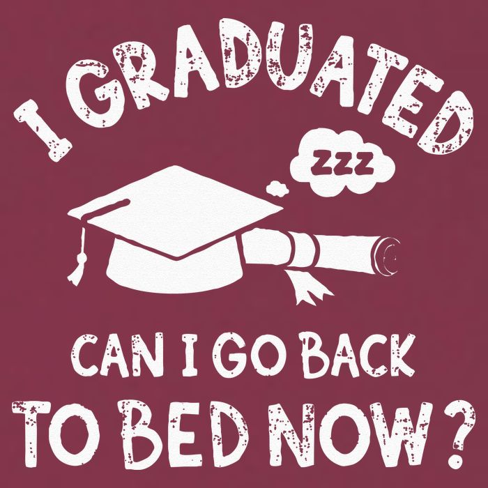 Funny I Graduated Can I Go Back To Bed Now For Graduation 16oz Travel Tumbler
