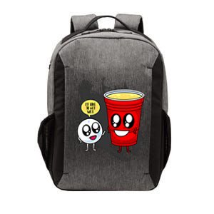 Funny Ing Game Motif Beer Pong Balls Beer Pong Gift Vector Backpack