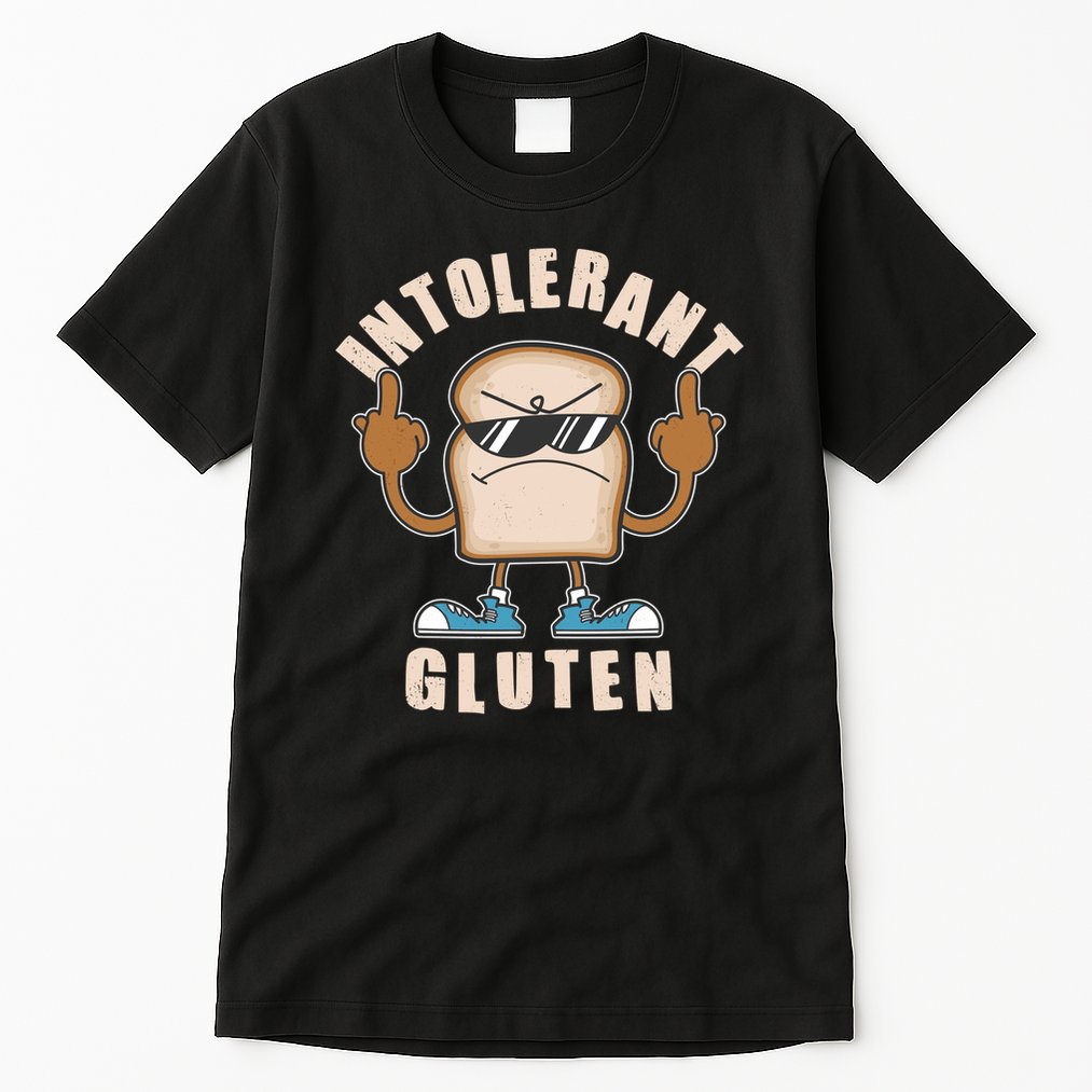 Funny Intolerant Gluten  Tall T-Shirt