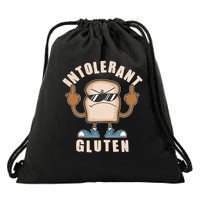 Funny Intolerant Gluten  Drawstring Bag