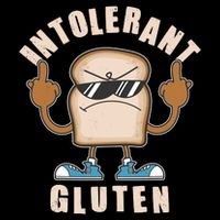 Funny Intolerant Gluten  Drawstring Bag