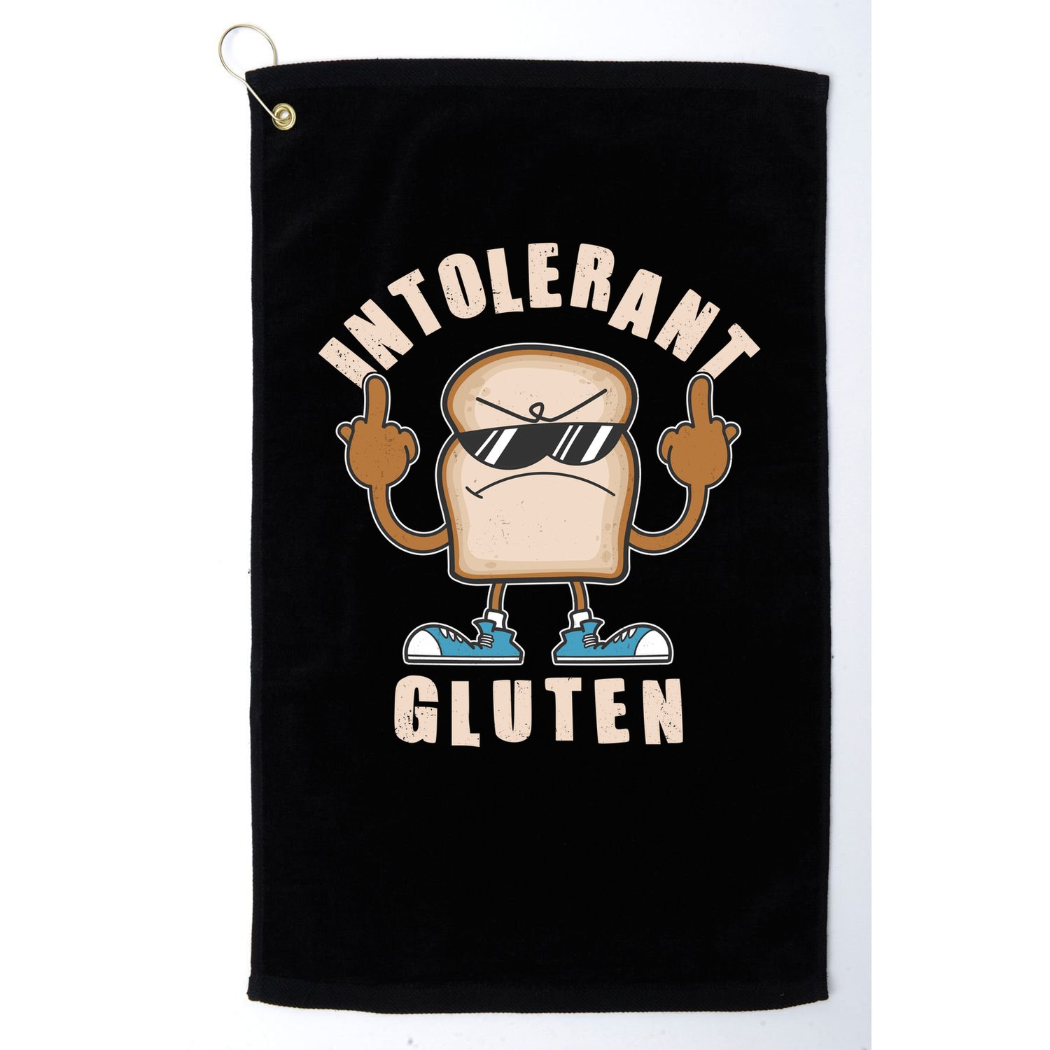 Funny Intolerant Gluten  Golf Towel