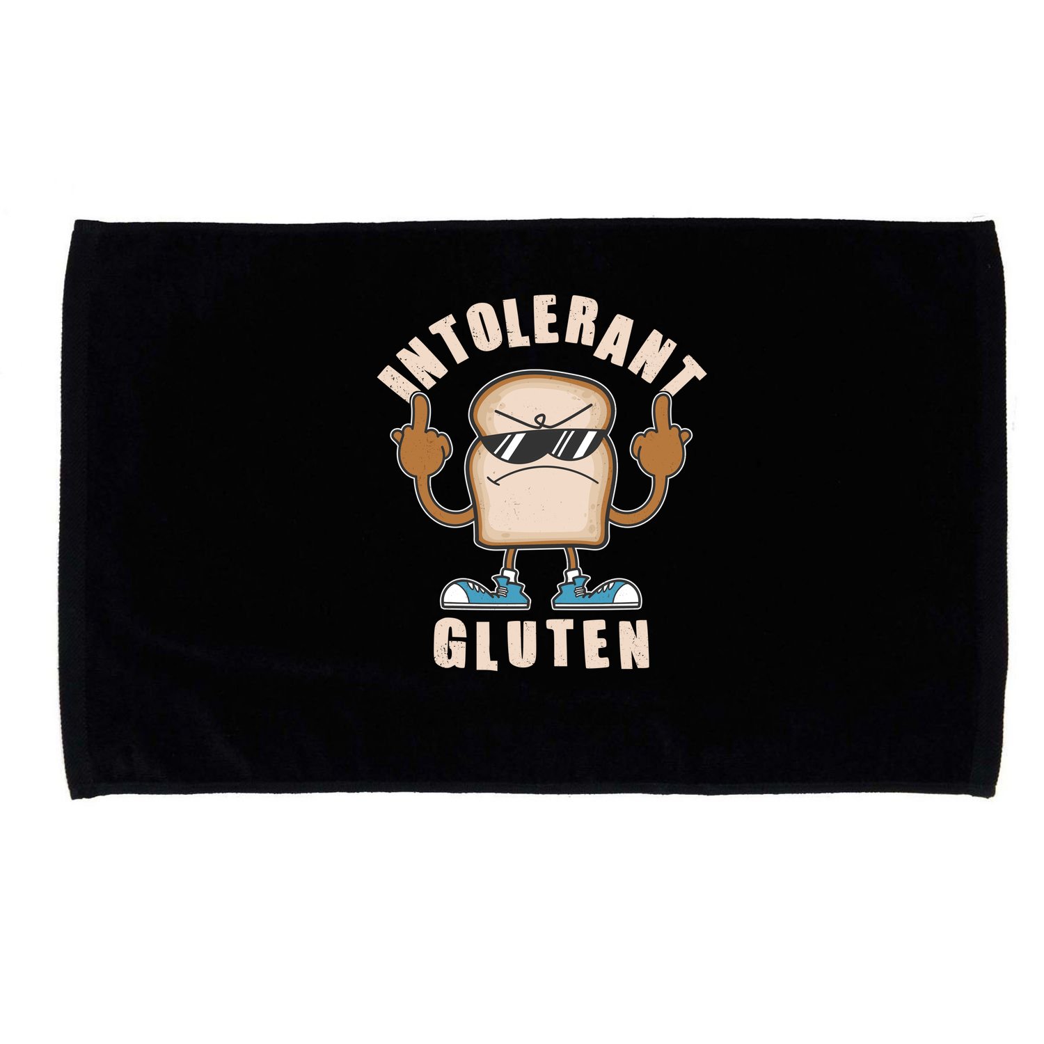 Funny Intolerant Gluten  Microfiber Hand Towel