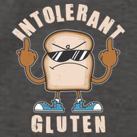 Funny Intolerant Gluten  Vector Backpack