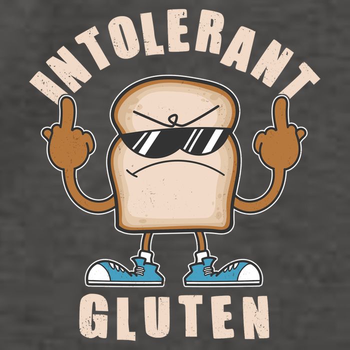 Funny Intolerant Gluten  Vector Backpack