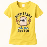 Funny Intolerant Gluten  Womens T-Shirt