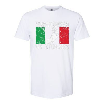 Funny Italian Gift Cool Surrounded By Stunads Gift Softstyle® CVC T-Shirt