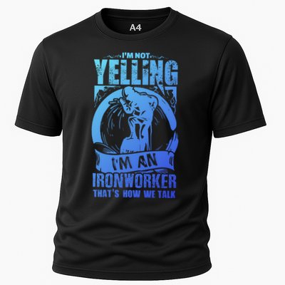 Funny Ironworker Gift For A Yelling Ironworker Gift Performance Shirt