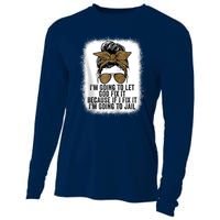 Funny I'm Going To Let God Fix It Cooling Performance Long Sleeve Crew