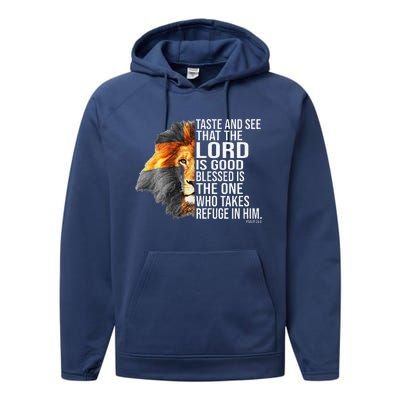 Faith In God Psalm Christian Bible Performance Fleece Hoodie