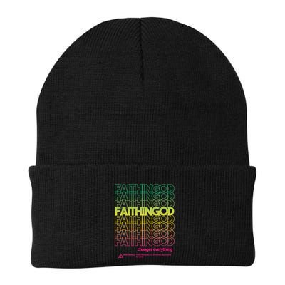 Faith In God Changes Everything Beanie