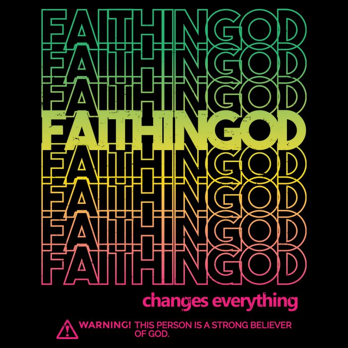 Faith In God Changes Everything 16 in Basic Backpack