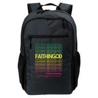 Faith In God Changes Everything Backpack
