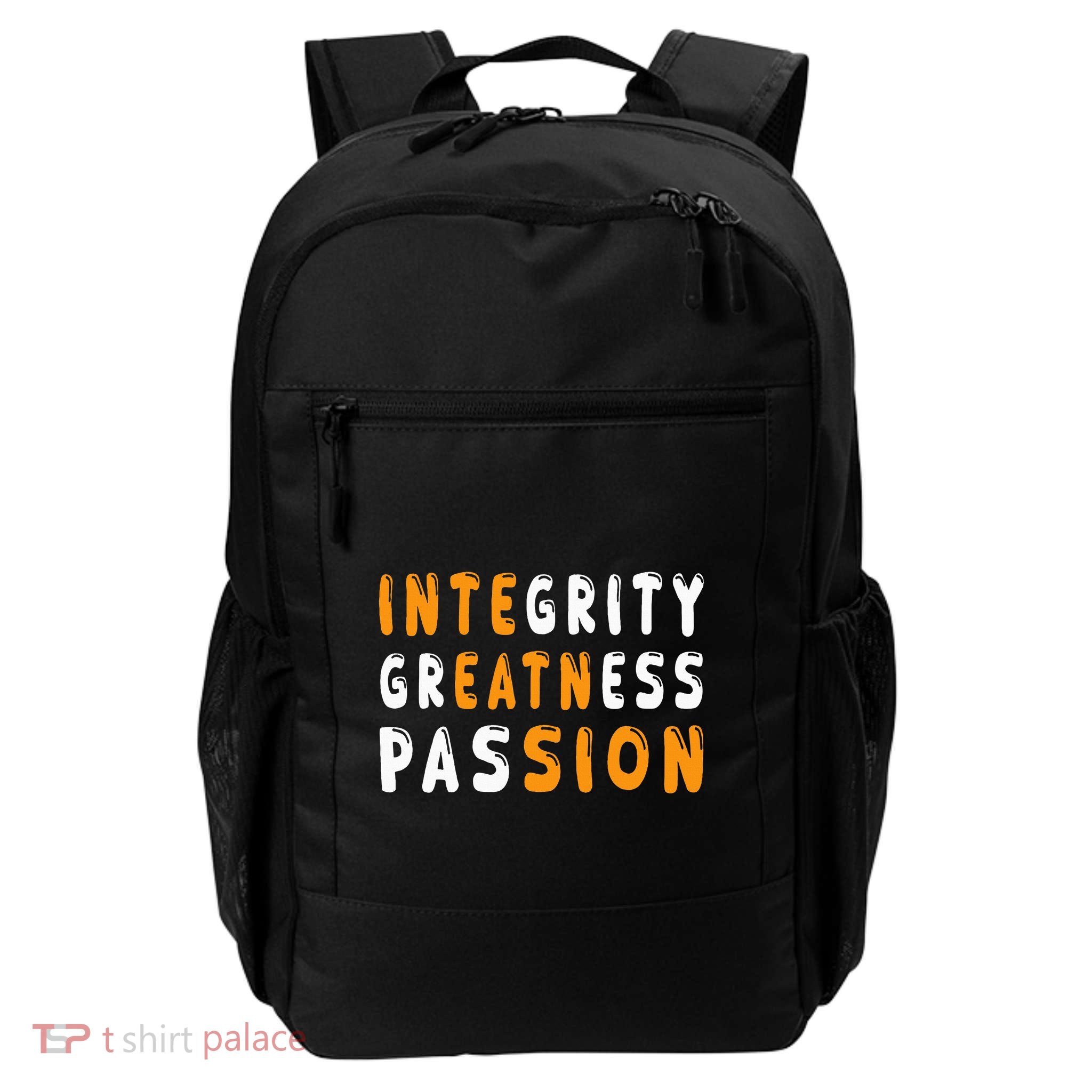 Funny Integrity Greatness Passion Cool Daily Commute Backpack
