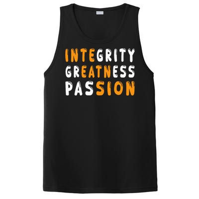 Funny Integrity Greatness Passion Cool PosiCharge Competitor Tank