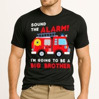 Firetruck I'm Going To Be A Big Brother New Baby Cooling Performance Crew T-Shirt