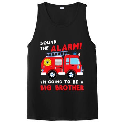 Firetruck I'm Going To Be A Big Brother New Baby PosiCharge Competitor Tank