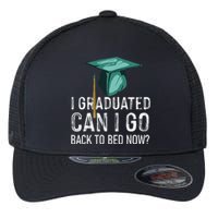 funny I Graduated Can I Go Back To Bed Now Flexfit Unipanel Trucker Cap