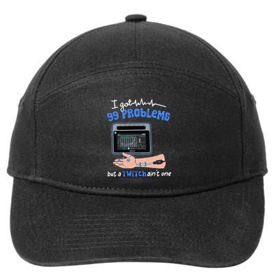 Funny I Got 99 Problem But A Switch Anesthesia Tech 7-Panel Snapback Hat