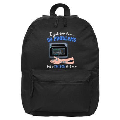 Funny I Got 99 Problem But A Switch Anesthesia Tech 16 in Basic Backpack