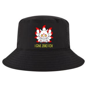 Funny I Give Zero Fox Japanese Nine Tail Fox Cool Comfort Performance Bucket Hat