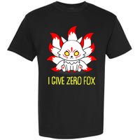 Funny I Give Zero Fox Japanese Nine Tail Fox Garment-Dyed Heavyweight T-Shirt