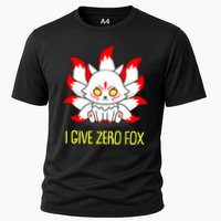 Funny I Give Zero Fox Japanese Nine Tail Fox Performance Shirt
