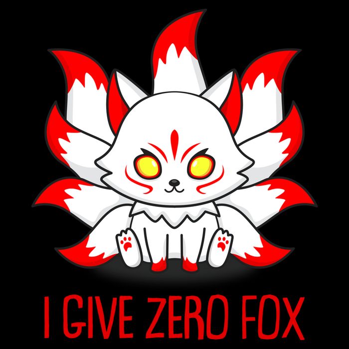 Funny I Give Zero Fox Japanese Nine Tail Fox 16oz Travel Tumbler