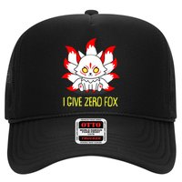 Funny I Give Zero Fox Japanese Nine Tail Fox Hat