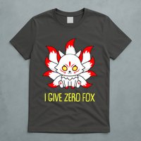 Funny I Give Zero Fox Japanese Nine Tail Fox T-Shirt