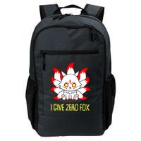 Funny I Give Zero Fox Japanese Nine Tail Fox Backpack