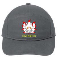 Funny I Give Zero Fox Japanese Nine Tail Fox 7-Panel Snapback Hat