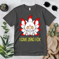 Funny I Give Zero Fox Japanese Nine Tail Fox Premium T-Shirt