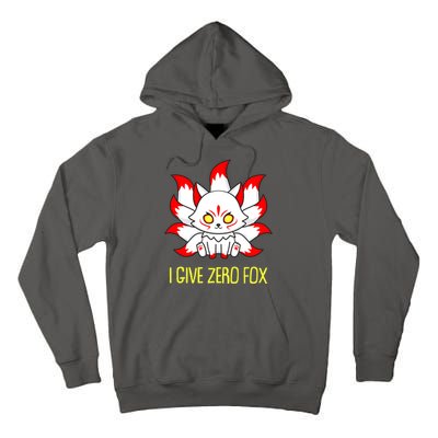 Funny I Give Zero Fox Japanese Nine Tail Fox Tall Hoodie
