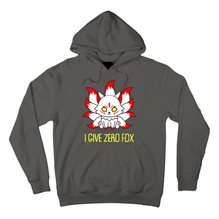 Funny I Give Zero Fox Japanese Nine Tail Fox Tall Hoodie