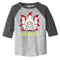 Funny I Give Zero Fox Japanese Nine Tail Fox Toddler Fine Jersey T-Shirt