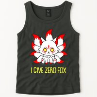 Funny I Give Zero Fox Japanese Nine Tail Fox Tank Top
